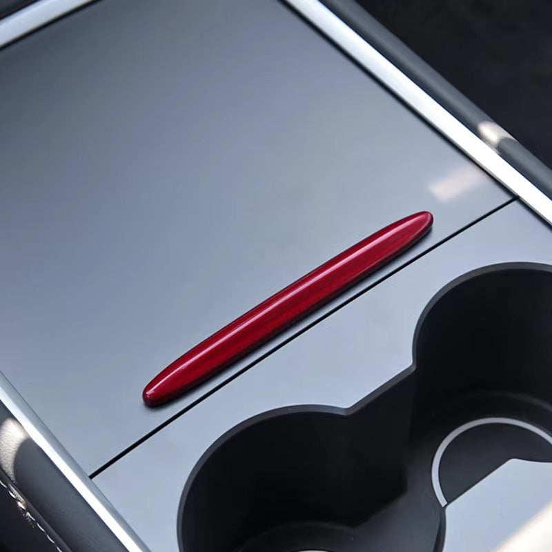 Tesla Model 3/Y Center console sliding cover Red