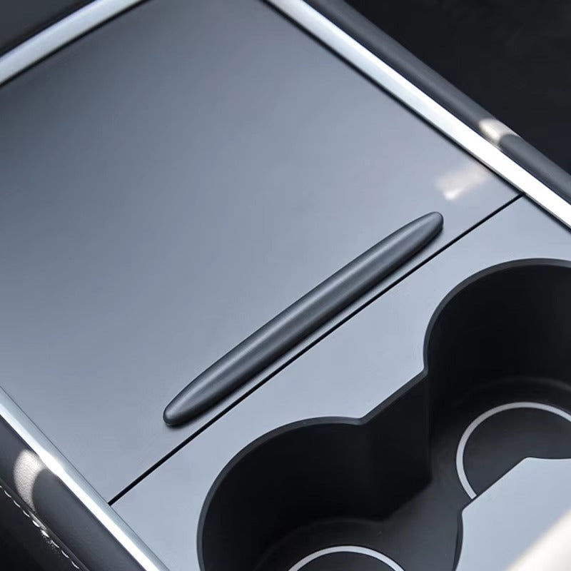 Tesla Model 3/Y Center console sliding cover Silver