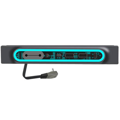 Central Control Expansion Dock for Tesla Model 3/Y 2021-2023 Upgrade 3 colors (white + purple + blue)