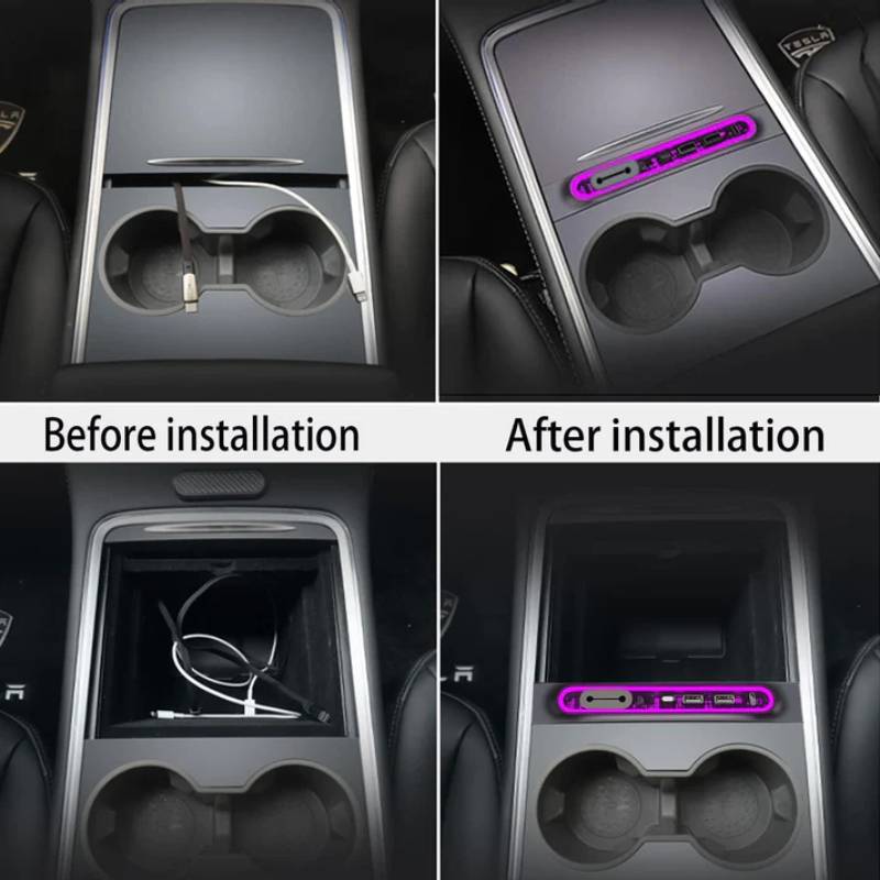 Central Control Expansion Dock for Tesla Model 3/Y 2021-2023