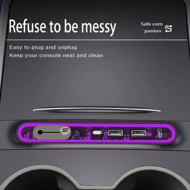 Central Control Expansion Dock for Tesla Model 3/Y 2021-2023