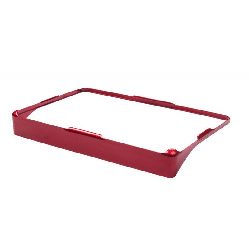Central Control Screen Sun Visor Protective Frame for Tesla Model Y Model 3 Red