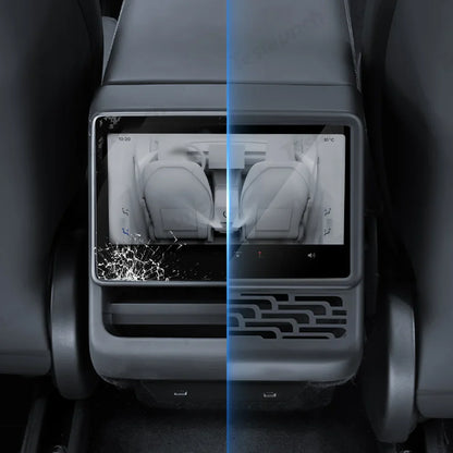 Integrated Tempered Glass Screen Protector with Frame for Tesla Model 3 Highland 2024+