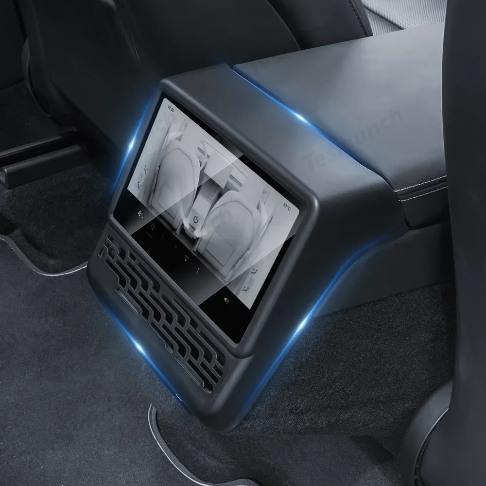 Integrated Tempered Glass Screen Protector with Frame for Tesla Model 3 Highland 2024+