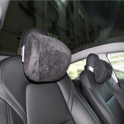 Tesla Model 3/Y Adjustable Headrest Pillow with Phone & Tablet Holder