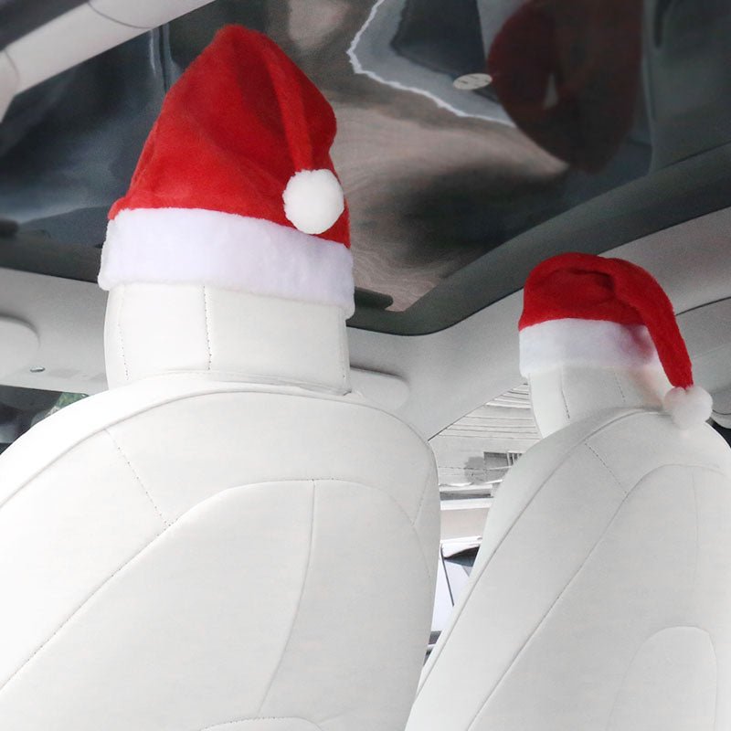 Christmas hat Headrest for Tesla Model 3/S/Y/X