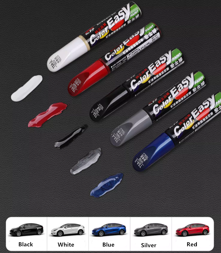 Color Paint Repair Pen Touch Up Paint Pen For Tesla Model 3/Y/S/X