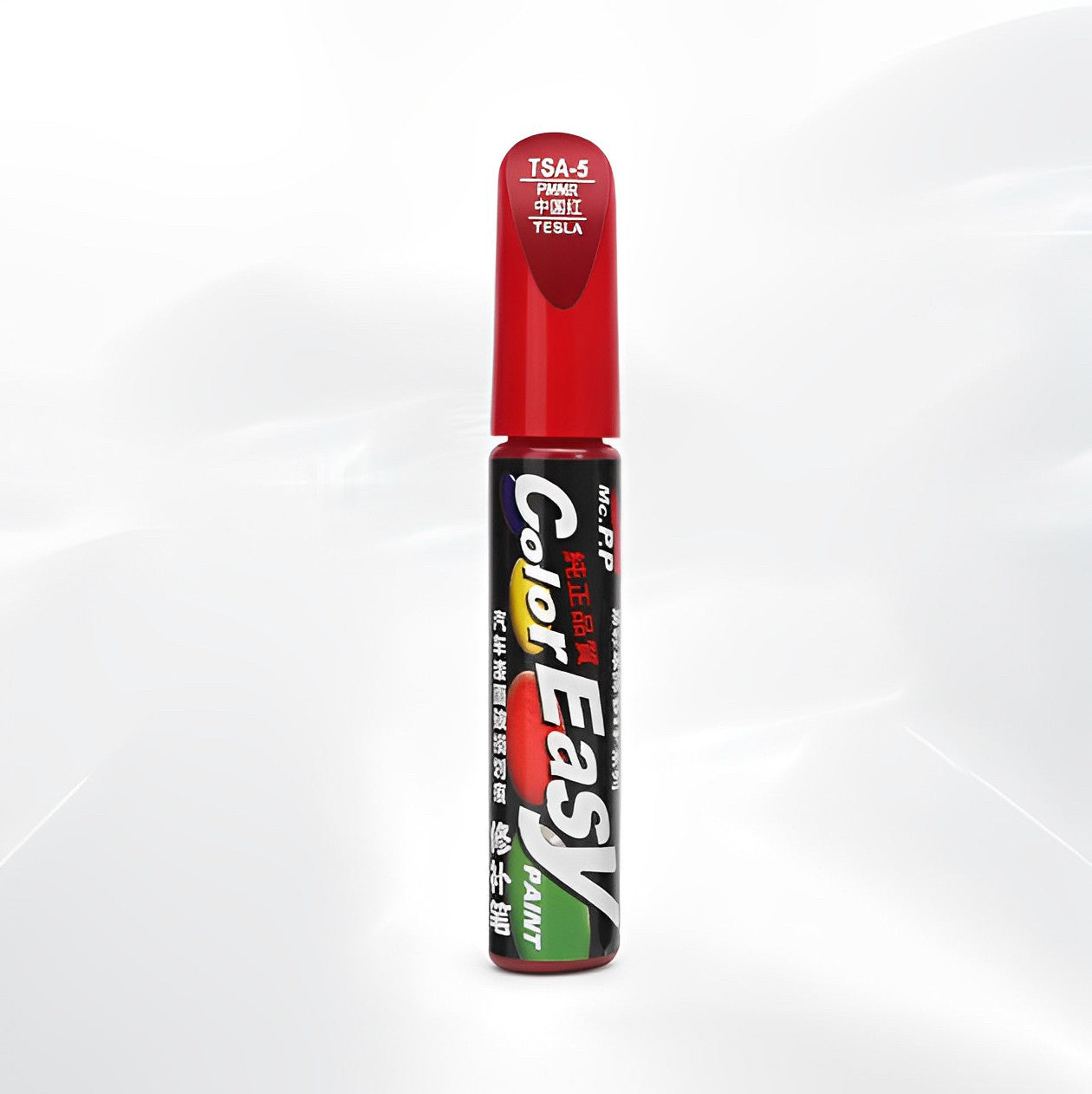 Color Paint Repair Pen Touch Up Paint Pen For Tesla Model 3/Y/S/X Red (PMMR PPMR)