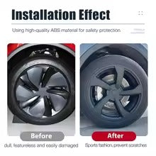 19''Crossflow Wheels Cover Hubcaps for Tesla Model Y Juniper 2025+（4 PCS）
