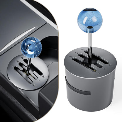 Cup Holder Shifter,Car Gear Toy Funny Decoration for Tesla Model 3 Y Starry Blue