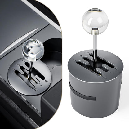 Cup Holder Shifter,Car Gear Toy Funny Decoration for Tesla Model 3 Y Crystal