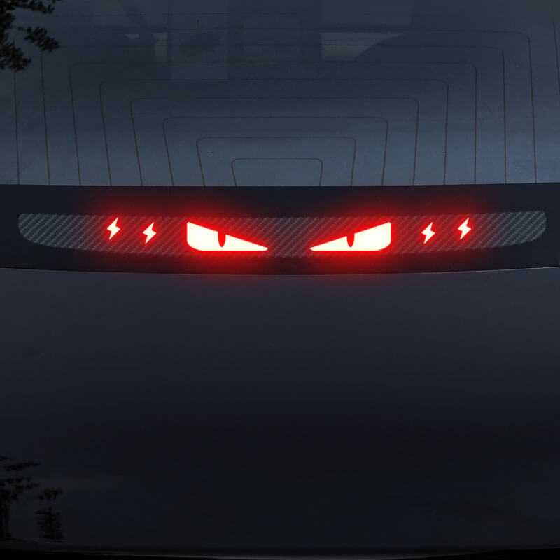 Customized PVC Brake Projection Board for Tesla Model 3/Y A. Eyes Model 3