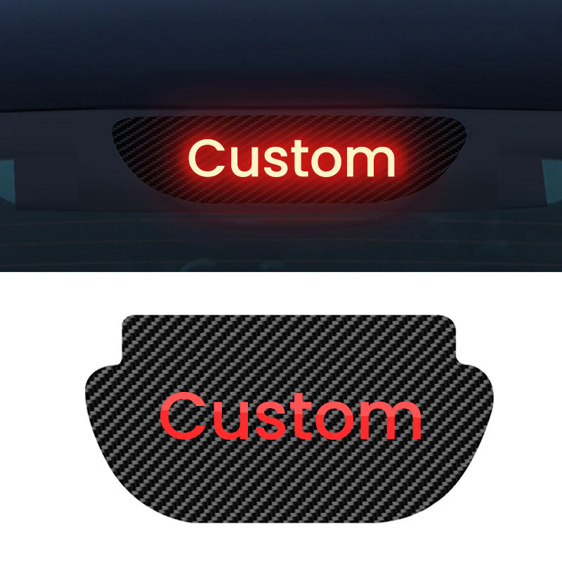 Customized PVC Brake Projection Board for Tesla Model 3/Y I. Custom (Within 7 letters) Model Y