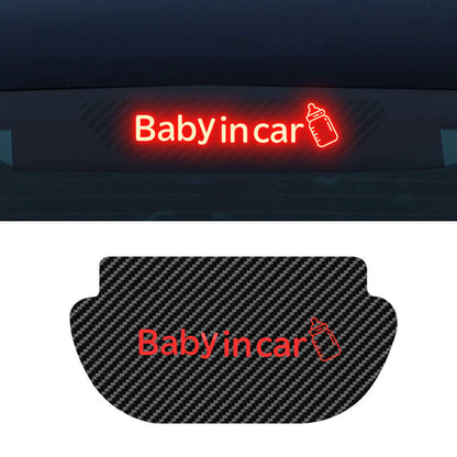 Customized PVC Brake Projection Board for Tesla Model 3/Y E. Baby in car Model Y
