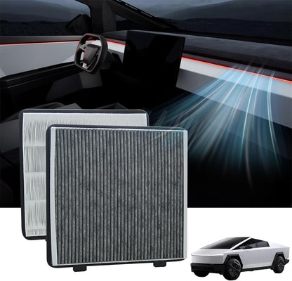 HEPA Air Filter with Activated Carbon for Cybertruck