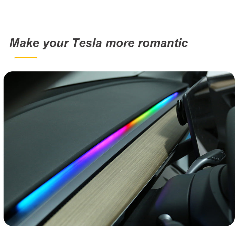 Dashboard Streamer Ambient Light For Telsa Model 3 Y