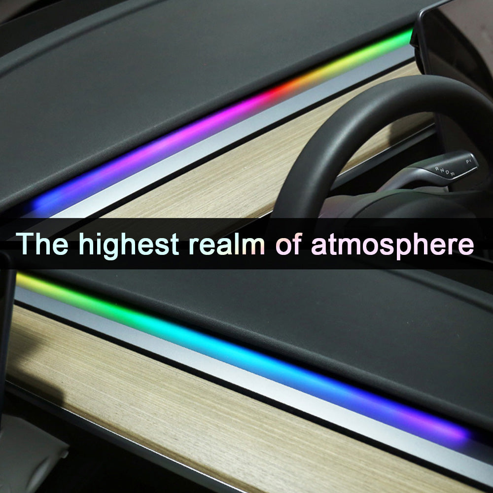 Dashboard Streamer Ambient Light For Telsa Model 3 Y