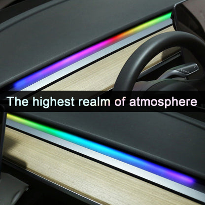 Dashboard Streamer Ambient Light For Telsa Model 3 Y