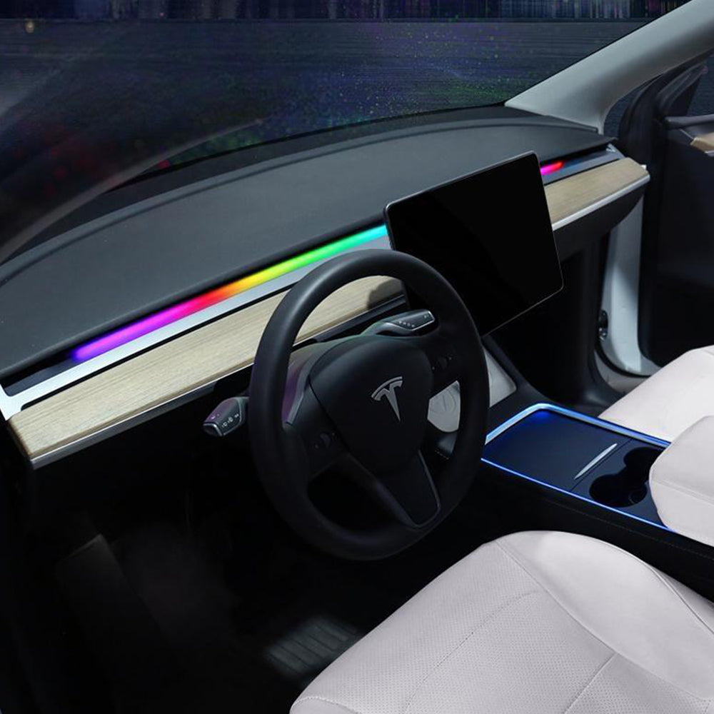 Dashboard Streamer Ambient Light For Telsa Model 3 Y