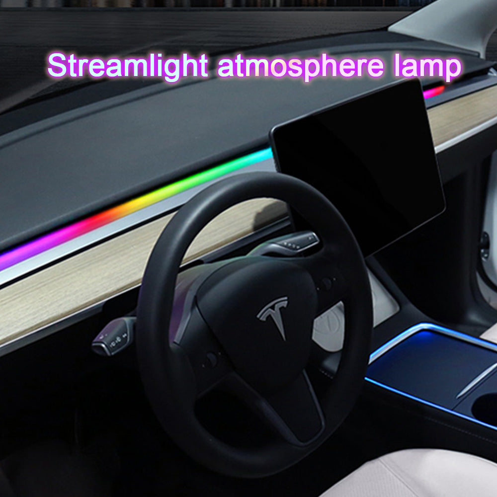 Dashboard Streamer Ambient Light For Telsa Model 3 Y
