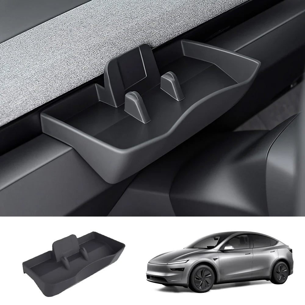 Dashboard Storage Tray & Multi-Use Holder for Tesla Model Y Juniper 2025+/Model 3 Highland 2024+ Model Y Juniper 2025+