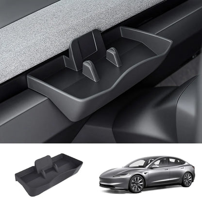 Dashboard Storage Tray & Multi-Use Holder for Tesla Model Y Juniper 2025+/Model 3 Highland 2024+ Model 3 Highland 2024+