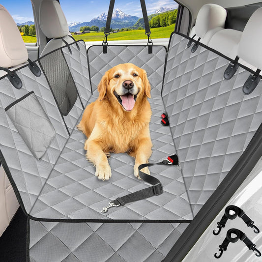 Dog Seat Cover For Pets 100% Waterproof For Tesla Model S/3/X/Y - Visible Mesh Window