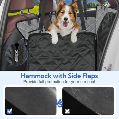 Dog Seat Cover For Pets 100% Waterproof For Tesla Model S/3/X/Y - Visible Mesh Window