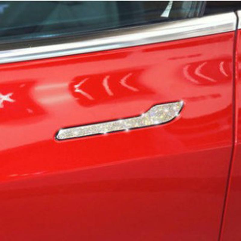 Door Handle Decals Stickers Set of 4 for Tesla Model S/3/X /Y