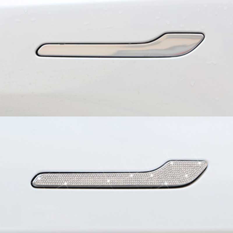 Door Handle Decals Stickers Set of 4 for Tesla Model S/3/X /Y