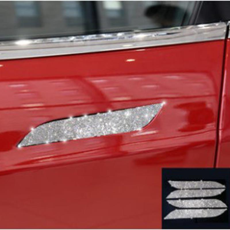 Door Handle Decals Stickers Set of 4 for Tesla Model S/3/X /Y Model S