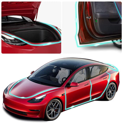 Door sound insulation rubber sealing strips for Tesla model 3/Y