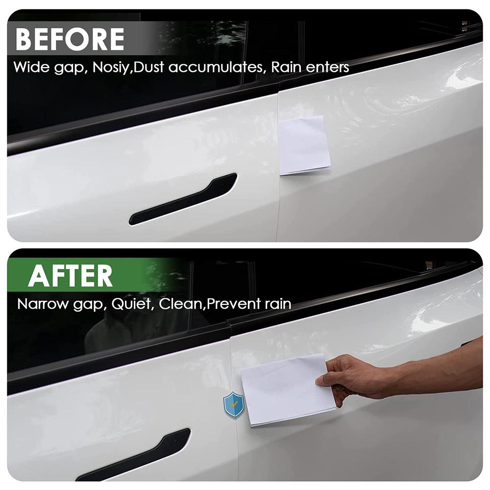 Door sound insulation rubber sealing strips for Tesla model 3/Y