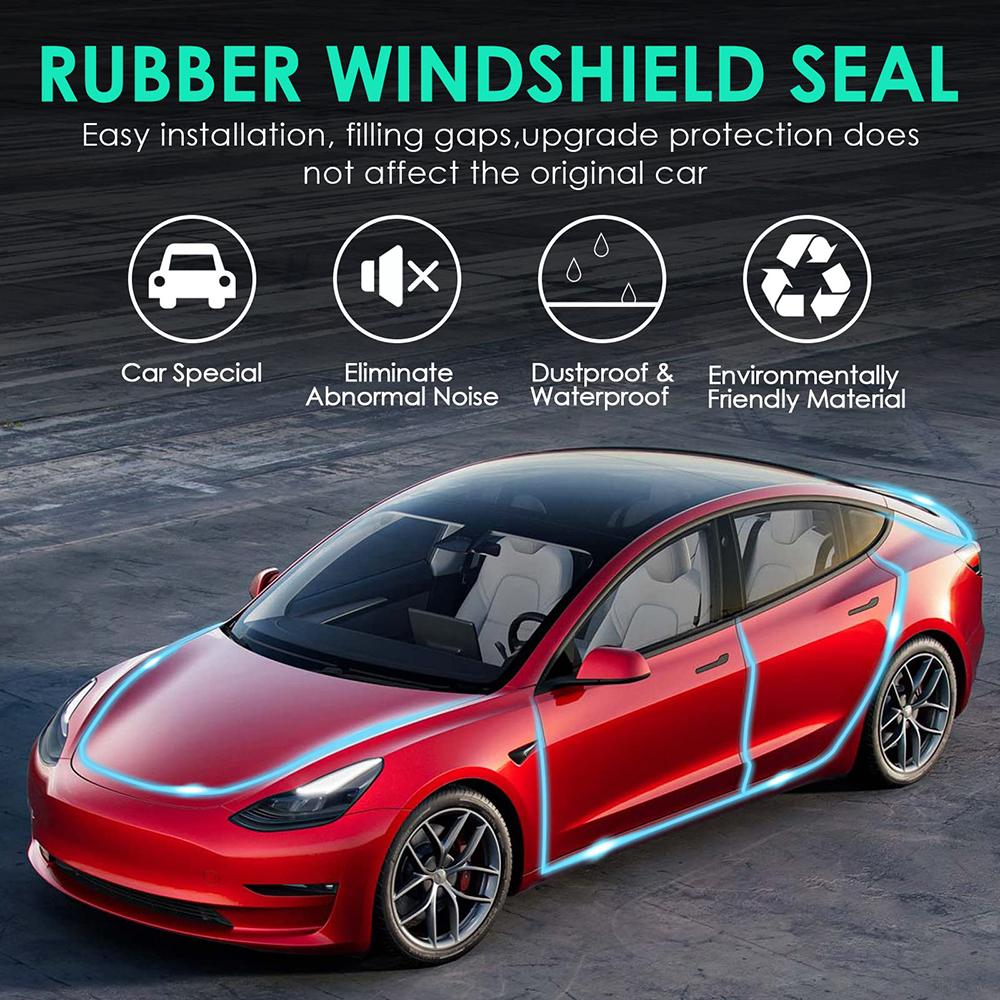 Door sound insulation rubber sealing strips for Tesla model 3/Y