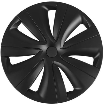 Model Y 19'' Gemini Wheels Cover Hubcaps Replacement 4PCS for Tesla (2020-2024) Dual-piece Matte Black