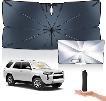Fiberglass Windshield Sunshade Umbrella Custom Fit for Auto Sedan SUV 150cm*82cm