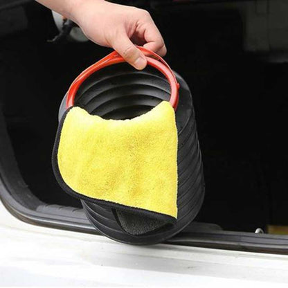 Foldable Car Trash Bin for Tesla Model S Model 3 Model X Model Y Camping Bucket