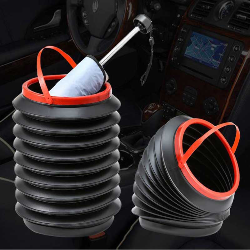 Foldable Car Trash Bin for Tesla Model S Model 3 Model X Model Y Camping Bucket