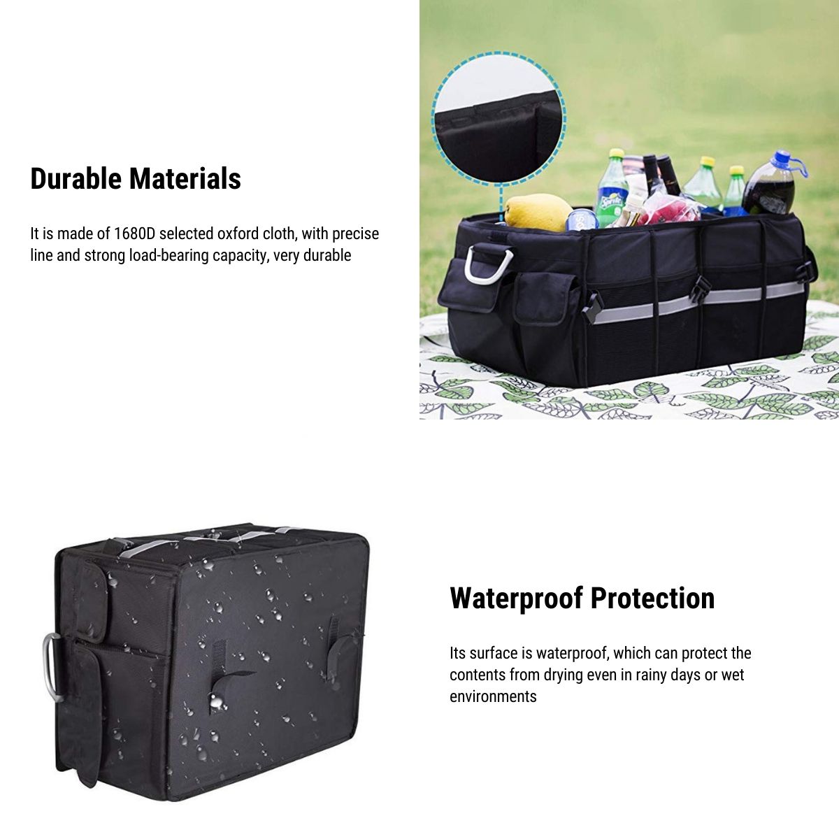 Foldable Storage Box Trunk Storage Box For Tesla Model 3/Y/S/X/Cybertruck