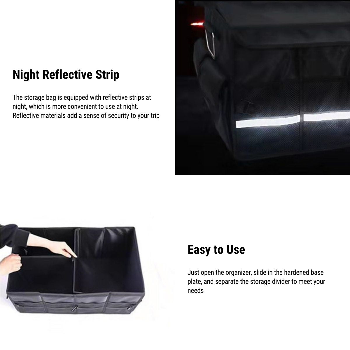 Foldable Storage Box Trunk Storage Box For Tesla Model 3/Y/S/X/Cybertruck