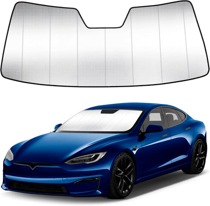 Thickened Foldable Windshield Sunshade Sun Visor for Tesla Model 3/Y/S/X