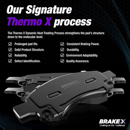 Front and Rear Brake Pads and Rotors Kit replacement for Tesla Model S