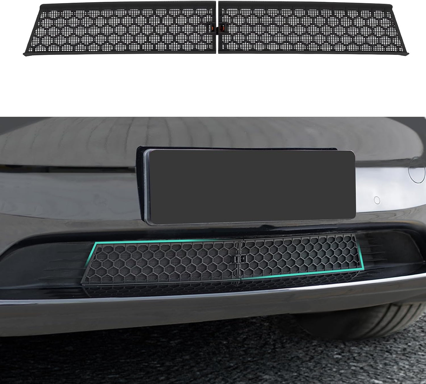 Front Grill Stainless steel Mesh for Tesla Model Y 2020-2025