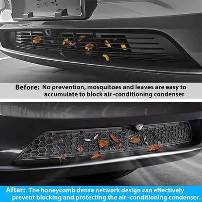 Split Front Bumper Protective Mesh Grill Panel for Tesla Model Y Juniper 2025+