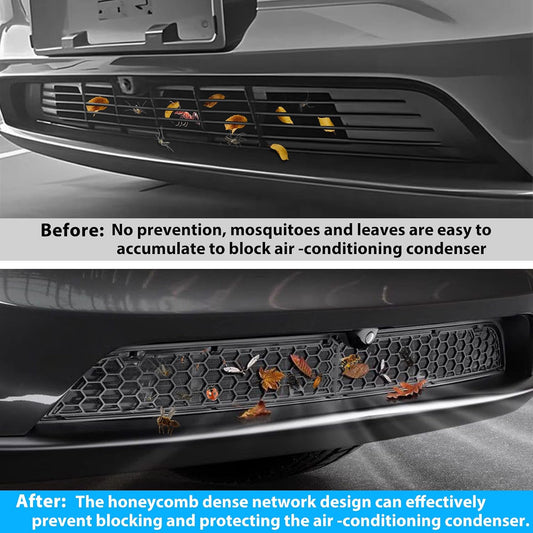 Split Front Bumper Protective Mesh Grill Panel for Tesla Model Y Juniper 2025+