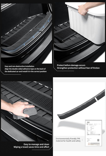 Anti-Scratch TPE Front Trunk Sill Plate Cover for Tesla Cybertruck
