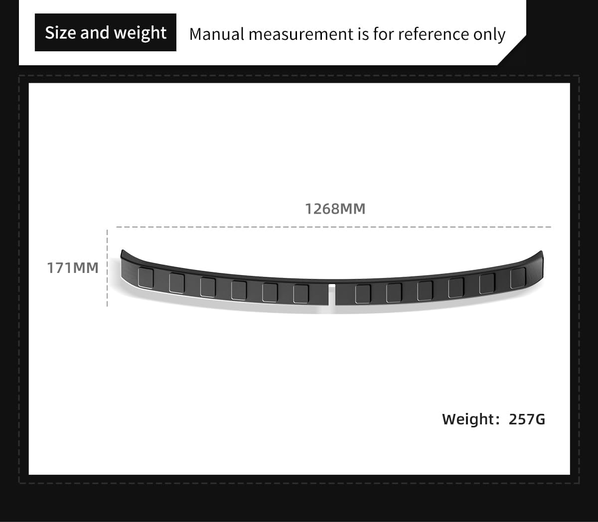Anti-Scratch TPE Front Trunk Sill Plate Cover for Tesla Cybertruck