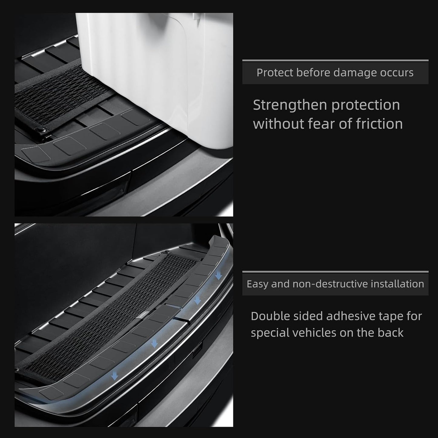 Anti-Scratch TPE Front Trunk Sill Plate Cover for Tesla Cybertruck