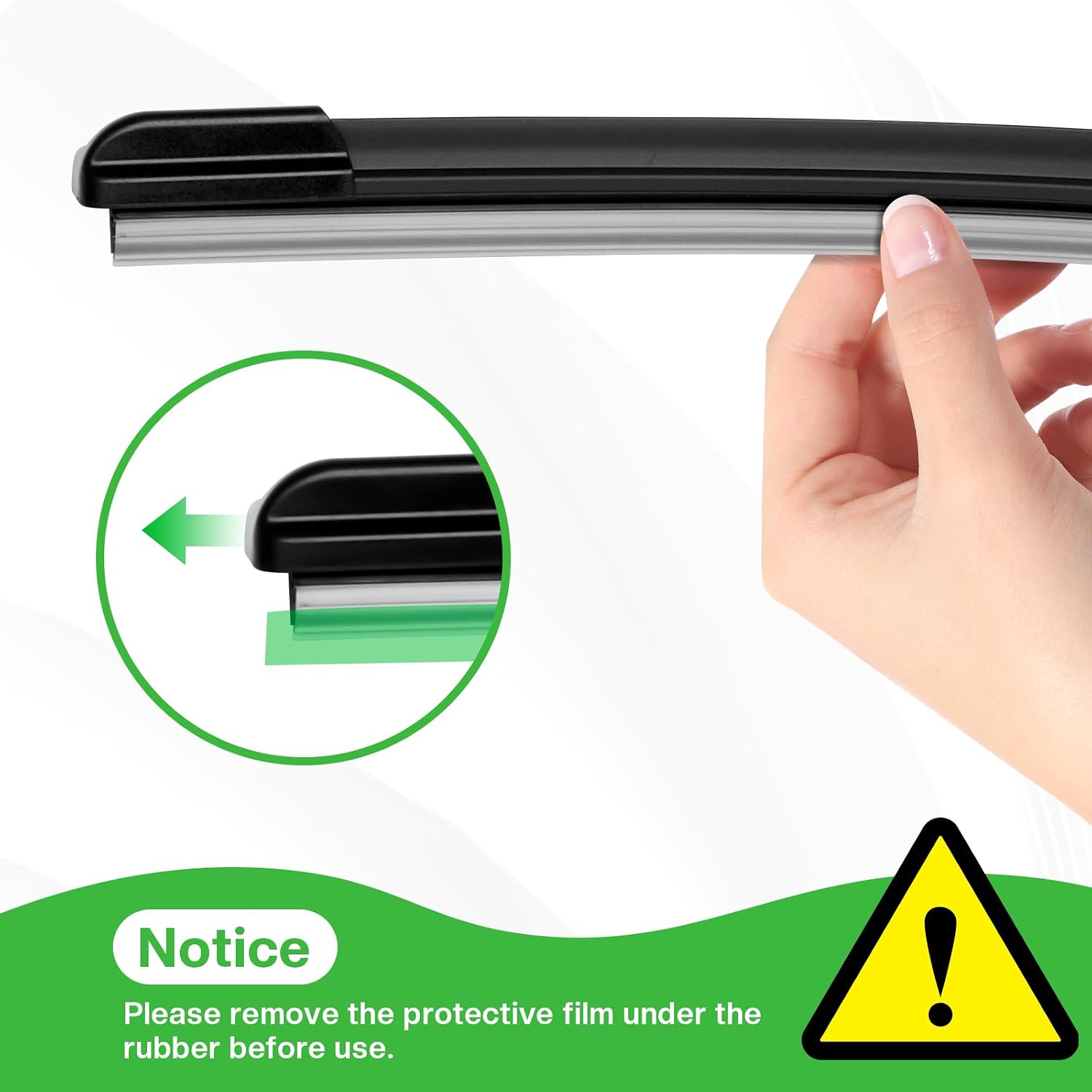 26"+20" Frameless Wiper Blades Replacement for Tesla Model Y 2020+ (Set of 2)
