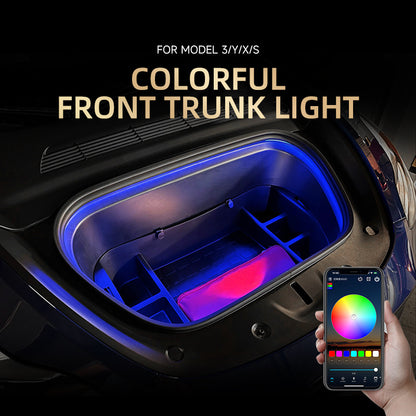 Model 3/Y Frunk LED Light Strip+App Remote Controller for Tesla Model Y (2021-2025)